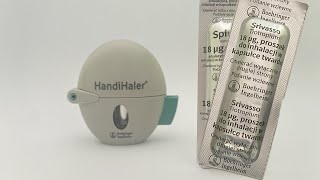 Jak prawidłowo używać inhalator Inhalator kapsułkowy HandiHaler [upl. by Ailee]