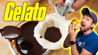 GELATO Recipes  How to Make and EAT Italian Gelato at Home [upl. by Melcher6]