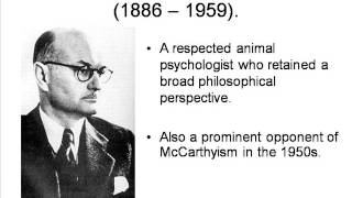 Behaviourism 5 The NeoBehaviourism of Tolman and Hull [upl. by Finnie]