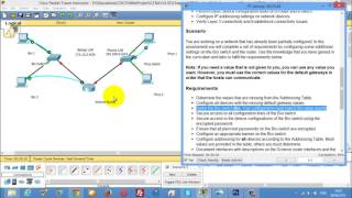 CCNA 1 Chapter 6 PT Practice Skills Assessment Type B [upl. by Clifton]