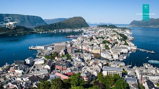 Ålesund Norway  Epic Drone View 🚁 [upl. by Candy308]