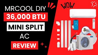 MRCOOL DIY 36000 BTU Mini Split AC Review [upl. by Breana]