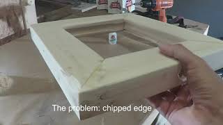 Woodworking  How to fix a chipped edge [upl. by Enoch]