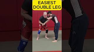 BJJ BEGINNER 😀 How to DOUBLE LEG TAKEDOWN bjj jiujitsu grappling [upl. by Alenoel]