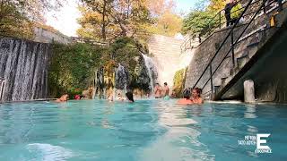 Pozar Thermal Baths thermal springs and beautiful Edessa waterfalls [upl. by Lalitta777]