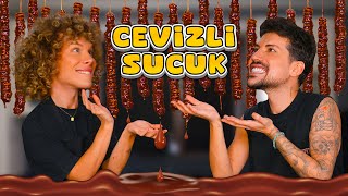 CEVİZLİ SUCUK YAPTIK [upl. by Nelrah]