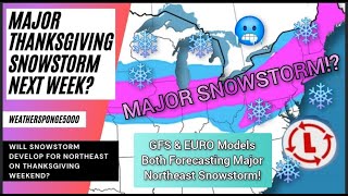 Major Thanksgiving Snowstorm Upcoming [upl. by Knighton163]