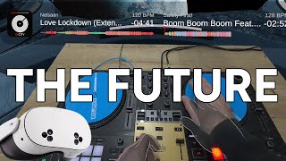 Algoriddim djay For Meta Quest Welcome To The FUTURE  Beatsource Tech [upl. by Winni]