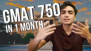 750 on the GMAT in 1 Month with FREE study plan PDF [upl. by Ares]