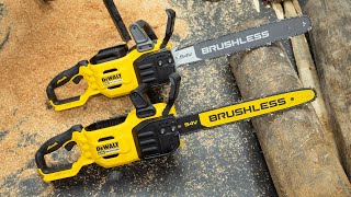 NEW BIG Dewalt Flexvolt Chainsaws Both 45cm amp 50cm [upl. by Marnia555]