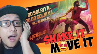 FIRST TIME HEARING OO SOLRIYA TAMIL FULL VIDEO SONG  REACTION [upl. by Yleme]