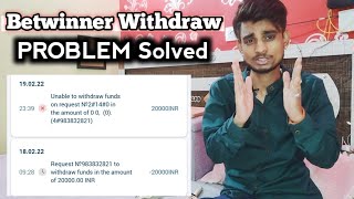 Betwinner News Withdrawal Problem Solved  PAYMENT DENIED BY OPERATOR CANCIL ORDER 9  Betwinner [upl. by Narahs]