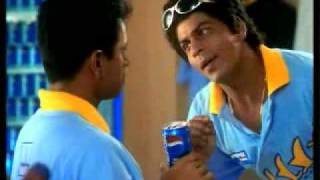 Pepsi Commercial with ShahrukhSachin RahulMohd Azharuddin Ajay Dressing room [upl. by Darnall617]