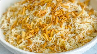 PERFECT WHITE VERMICELLI RICE howtomake rice easy ricerecipe [upl. by Ameen]