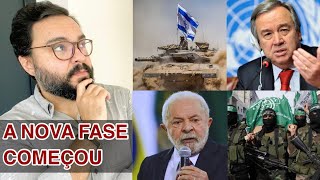 Israel fecha o cerco Lula vira tchutchuca do H4MAS ONU entrega o jogo [upl. by Yenffit]