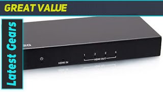 C2G 4Port HDMI Distribution Amplifier Splitter  Enhance Your Home Theater Setup [upl. by Inaboy]