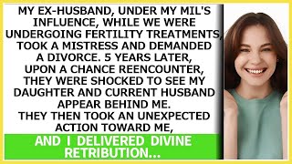 My ex husband while we were undergoing fertility treatments took a mistress and demanded a div [upl. by Mokas]