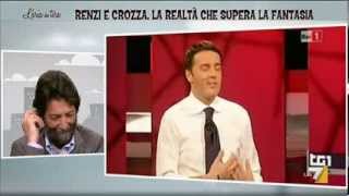 Renzi e Crozza la realtà che supera la fantasia [upl. by Pangaro]