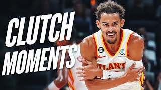 Trae Youngs Most Clutch Moments [upl. by Ynnavoig]