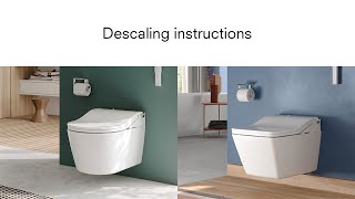 Instructions for descaling WASHLET RW and SW [upl. by Dionis]