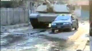 M1 Abrams Tank vs Terrorist Car [upl. by Aynek109]