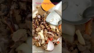 Resepi Daging Berlengas viral  dagingberlengas cooking [upl. by Wildee309]