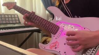 shinunoga ewa  fuji kaze electric guitar cover [upl. by Yenettirb971]