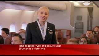 Youre In Safe Hands Qantas A380 Inflight Safety VideoA380 inflight safety video [upl. by Aicilef]