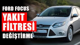 Mazot Filtresi Değiştirme  Ford Focus 2013 Mazot Filtresi Değişimi  How to change fuel filter mk3 [upl. by Elspet765]