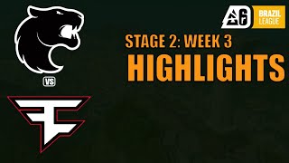 HIGHLIGHTS Furia vs Faze Clan  Brazil League 2024  Stage 2 [upl. by Hinkle]