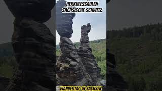 Die HERKULESSÄULEN  WANDERTAG in der sächsischen Schweiz  Heimat und Natur Sachsen [upl. by Immas]