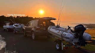 Cape Point fishing with Young Adventures in thick Mist🎣🐟 [upl. by Zahara]