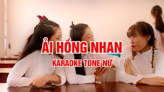 Karaoke Tone Nữ Ải Hồng Nhan  Cần Vinh x Lee Ken [upl. by Ardekahs426]