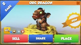 ORC DRAGON Hatching  SEA TURTLE Dragon Breeding  DML 676 [upl. by Bocaj]