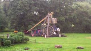 World Record Setting Trebuchet at Warwick Castle hurls flaming projectile [upl. by Cheng181]