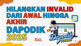 Dapodik 2025  Mengerjakan Dari Awal Hingga Sinkronisasi [upl. by Repmek393]