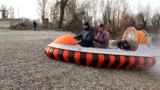 Personal hovercraft MAD81music video hovering amphibian rescue boat madhovercrafteu [upl. by Aiykan271]