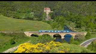 Printemps 2021 ferroviaire en HauteLoire MaiJuin 2021 [upl. by Ecnarwal]