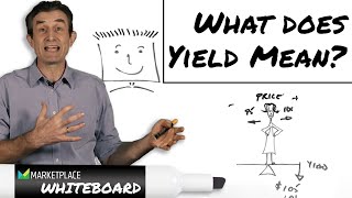 What does yield mean  Marketplace Whiteboard [upl. by Laicram532]