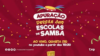 Apuração do Desfile das Escolas de Samba do Espírito Santo  15022023  15h30 [upl. by Ilise68]