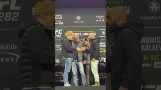 Paddy Pimblett vs Jared Gordon UFC 282 Face Off [upl. by Adniroc]