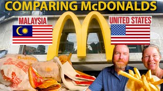 Americans 1st Time Trying McDonald’s in Malaysia 🇲🇾Is it the same [upl. by Madeline]