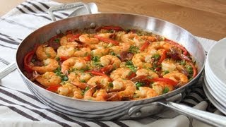 Quick amp Easy Paella  Oven Baked Sausage amp Shrimp Paella Recipe [upl. by Natelson42]