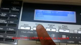 How to clear the error of the service code C KYOCERA UTAX OLIVETTI [upl. by Wenger613]