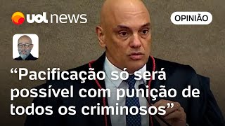 Moraes criticou com timbre ácido a hipótese de anistia aos condenados do 81 diz Josias de Souza [upl. by Ahel524]