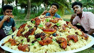 CHICKEN KABSA RECIPE  Traditional Arabian Chicken Kabsa  Cooking Village Food Channel [upl. by Oelgnaed105]