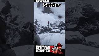 Frozen Settler 🥶🥶🥶  Red Dead Redemption 2 rdr2 rdr2gameplay rdr2secret gaming viralvideo [upl. by Dammahom]