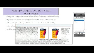 Notepad Plus WRT Auto Typer Software  How to Use WRT Auto Typer Software  Notepad WRT Auto Typer [upl. by Eitsrik]