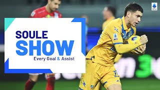 Matias Soulé SHOW Every Goal amp Assist  Serie A 202324 [upl. by Entsirhc]