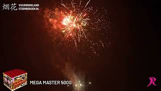 Mega Master 500 vuurwerk  Vuurwerklandbestelnl [upl. by Nnaitsirk]